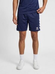Szorty Hummel Core 2.0. Białe krótkie spodenki sportowe męskie Hummel, s, bez wzorów, z materiału, na fitness i siłownię. Za 170.50 zł.