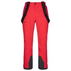 Męskie spodnie narciarskie Kilpi METHONE-M. Czerwone spodnie snowboardowe męskie Kilpi, m, bez wzorów, z materiału, narciarskie. Za 400.00 zł.