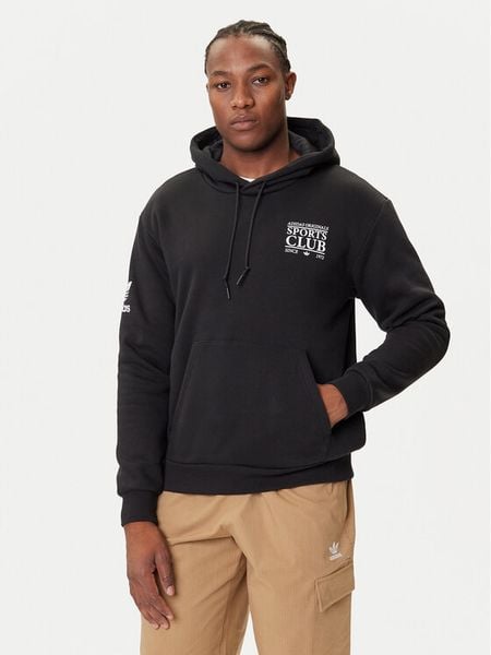 Adidas Bluza Graphic JX3058 Czarny Regular Fit. Czarne bluzy męskie Adidas, m, bez wzorów, z syntetyku, bez kaptura. Za 299.99 zł.