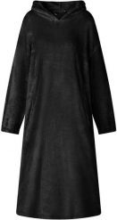 VidaXL Bluza-koc Czarny Flanela. Czarne bluzy damskie vidaXL, bez wzorów, bez kaptura. Za 144.99 zł.