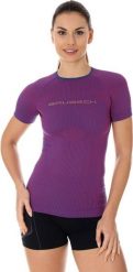 Brubeck Koszulka damska 3D Run Pro purpurowa r. XL (SS12030). Fioletowe t-shirty damskie Brubeck, xl, bez wzorów, bez kołnierzyka. Za 106.71 zł.