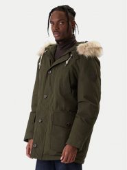 Gant Parka 7006570 Zielony Regular Fit. Zielone kurtki męskie GANT, m, bez wzorów, z syntetyku, bez kaptura. Za 1,859.00 zł.