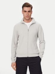 BOSS Bluza Structure 50559332 Szary Regular Fit. Szare bluzy męskie Boss, m, bez wzorów, z syntetyku, bez kaptura. Za 449.99 zł.