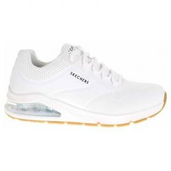 Buty do chodzenia damskie Skechers Uno 2 Air Around You. Białe obuwie sportowe damskie Skechers, bez wzorów, z materiału, trekkingowe. Za 427.00 zł.