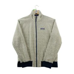 Second life - Kurtka polarowa męska Regular fit - Stan bardzo dobry. Brązowe kurtki męskie Patagonia, m, bez wzorów, z materiału, trekkingowe. Za 278.96 zł.