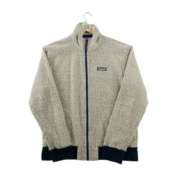 Second life - Kurtka polarowa męska Regular fit - Stan bardzo dobry. Brązowe kurtki męskie Patagonia, m, bez wzorów, z materiału, trekkingowe. Za 278.96 zł.