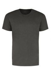 Gładka koszulka TM-MODE. Szare t-shirty męskie Volcano, l, bez wzorów, z bawełny, klasyczne, bez kołnierzyka. Za 69.99 zł.