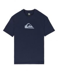 Koszulka surf UPF 50 z krótkim rękawem dla Chłopcy EVERYDAY SURF Czarny. Niebieskie t-shirty dla chłopców Quiksilver, bez wzorów, z elastanu, bez ramiączek. Za 109.99 zł.