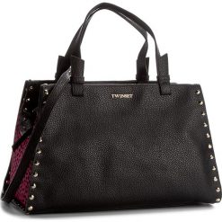 Torebka TWINSET - Bauletto Medio AA7PC7 St.Mico 00955. Czarne torebki do ręki damskie Twinset, ze skóry. W wyprzedaży za 849.00 zł.