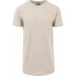 Męska Długa Koszulka W Kształcie Litery T. Brązowe koszulki sportowe męskie Urban Classics, m, bez wzorów, bez kołnierzyka, bez ramiączek, trekkingowe. Za 58.99 zł.