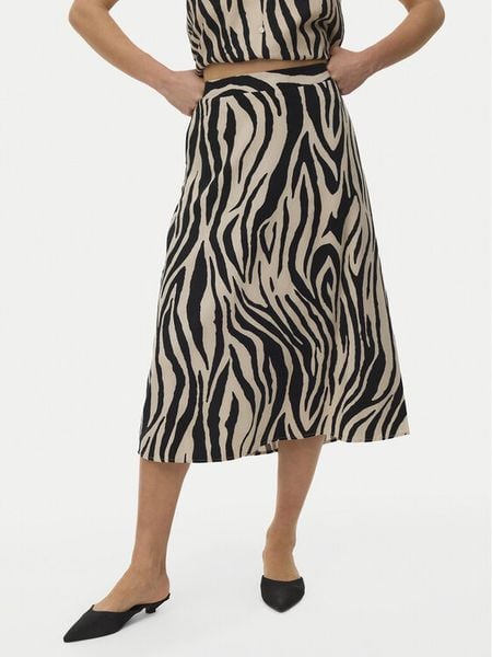 Vero Moda Spódnica midi Mymilo 10340419 Kolorowy Regular Fit. Spódnice damskie Vero Moda, xs, bez wzorów, z wiskozy, midi. Za 97.99 zł.