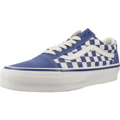 Buty VANS OLD SKOOL 36 Niebieski. Niebieskie trampki męskie Vans, bez wzorów, ze skóry, bez zapięcia. Za 306.99 zł.