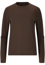 Damska koszulka z długim rękawem Athlecia Almi V2. Brązowe t-shirty damskie Athlecia, l, bez wzorów, z materiału, eleganckie, bez kołnierzyka. Za 164.00 zł.