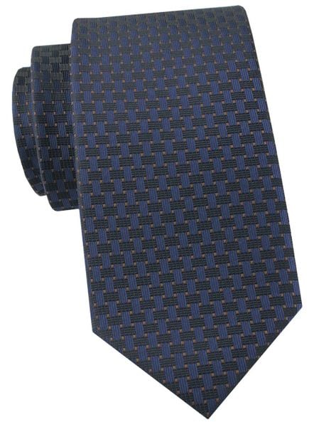 Krawat Męski - Angelo di Monti - Granatowy, Drobny Wzorek. Niebieskie krawaty i muchy Angelo di Monti, bez wzorów, z tkaniny, eleganckie. Za 49.99 zł.