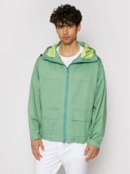 Converse Kurtka przejściowa Double Pocket 10021097-A03 Zielony Regular Fit. Zielone kurtki męskie Converse, m, bez wzorów, z bawełny, outdoorowe. Za 399.99 zł.