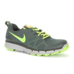 Buty do biegania męskie Nike Flex Trail. Zielone buty sportowe męskie Nike, z materiału, bez zapięcia, do biegania, nike flex. Za 488.00 zł.