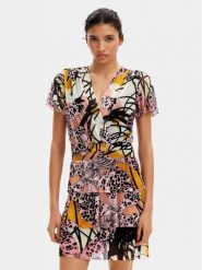 Desigual Sukienka letnia MONSIEUR CHRISTIAN LACROIX Cadiz 24SWVK52 Kolorowy Regular Fit. Sukienki damskie Desigual, na lato, l, bez wzorów, z syntetyku, bez kołnierzyka, bez ramiączek. Za 329.99 zł.