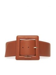 Guess Pasek Damski BW9245 P5370 Brązowy. Brązowe paski damskie Guess, z aplikacjami, ze skóry. Za 249.99 zł.