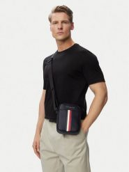 Tommy Hilfiger Saszetka Th Metro Mini Reporter AM0AM14518 Czarny. Czarne saszetki męskie Tommy Hilfiger, ze skóry. Za 329.99 zł.