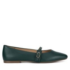 Baleriny Sergio Bardi. Zielone baleriny damskie Sergio Bardi, bez wzorów, bez obcasa. Za 229.99 zł.