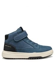 Geox Sneakersy J Bunshee B Abx J16FMA 0ME32 C4J9B S Granatowy. Niebieskie buty sportowe chłopięce Geox, bez wzorów, z nubiku, bez zapięcia. Za 269.99 zł.