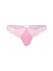 Calvin Klein Stringi koronkowe Kobiety Sztuczne włókno różowy, S. Czerwone stringi damskie Calvin Klein, s, bez wzorów, z koronki. Za 59.95 zł.