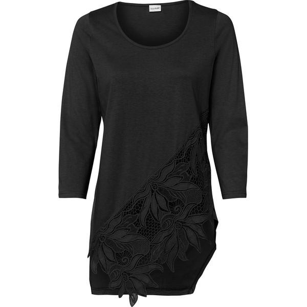 Bluzka z długim rękawem marki Tom Tailor. Zielone bluzki damskie bonprix, bez wzorów, bez ramiączek. Za 74.99 zł.