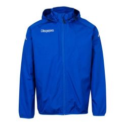 Kurtka Kappa Martio. Niebieskie kurtki męskie Kappa, na zimę, m, bez wzorów, z materiału, klasyczne, z kapturem. Za 268.50 zł.