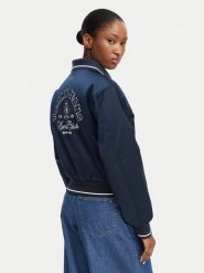 Tommy Jeans Kurtka bomber Tjw Coach DW0DW23153 Granatowy Regular Fit. Niebieskie kurtki damskie Tommy Jeans, s, bez wzorów, z jeansu, bez kaptura. Za 999.99 zł.