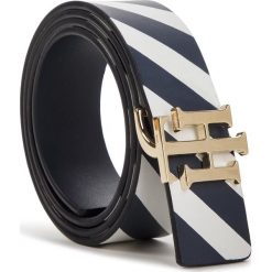 Pasek Damski TOMMY HILFIGER - Th Reversible 3.0 AW0AW06160 902. Białe paski damskie Tommy Hilfiger, bez wzorów, ze skóry. W wyprzedaży za 159.00 zł.