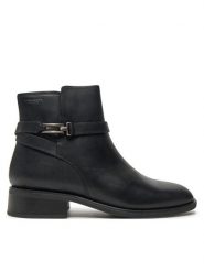 Vagabond Shoemakers Botki Sheila 5635-301-20 Czarny. Czarne botki damskie Vagabond Shoemakers, ze skóry, bez obcasa, na płaskiej podeszwie, bez zapięcia. Za 739.99 zł.