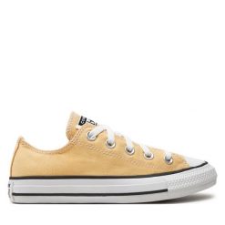 Trampki Converse. Żółte trampki i tenisówki damskie Converse, bez wzorów, retro, bez zapięcia. Za 219.99 zł.