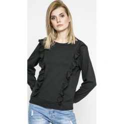 Jacqueline de Yong - Bluza Lotte. Czarne bluzy damskie Jacqueline de Yong, z bawełny. W wyprzedaży za 49.90 zł.