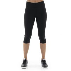 Legginsy na co dzień na siłownię. Czarne legginsy damskie LEONE 1947 APPAREL, bez wzorów, z poliesteru, na fitness i siłownię. W wyprzedaży za 82.10 zł.