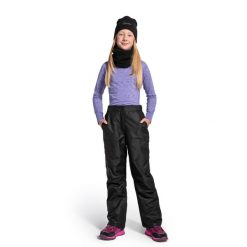 Spodnie narciarskie Lemon Explore ZL4 dziewczęce. Czarne spodnie sportowe dla dziewczynek LEMON explore, na zimę, bez wzorów, z materiału, narciarskie. Za 189.90 zł.