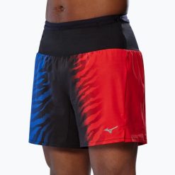 Spodenki do biegania męskie Mizuno Multi Pocket. Czerwone krótkie spodenki sportowe męskie Mizuno, m, bez wzorów, do biegania. Za 169.99 zł.