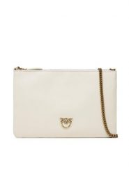 PINKO Torebka Flat Classic PE 23 PCPL 100455 A0F1 Écru. Torebki do ręki damskie Pinko, bez wzorów, ze skóry, wizytowe, bez dodatków. Za 719.99 zł.