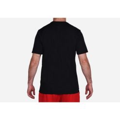 Koszulka męska nike air jordan dry jumpman rise dri-fit tee black red. Czarne koszulki sportowe męskie Nike, m, bez wzorów, z bawełny, bez kołnierzyka, bez ramiączek, do biegania, dri-fit (nike). Za 139.00 zł.