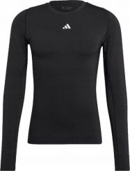 Eb Fit Koszulka męska adidas Techfit Aeroready Long Sleeve Tee czarna HP0626 L. Czarne bluzki z długim rękawem męskie Eb Fit, l, bez wzorów, bez kołnierzyka. Za 166.32 zł.