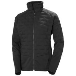 Damska kurtka puchowa Helly Hansen Hybrid Stretch Insulator. Brązowe kurtki sportowe damskie Helly Hansen, bez wzorów, z puchu, bez kaptura, żeglarskie. Za 738.50 zł.