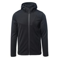 Kurtka softshell z kapturem Iguana Rochel. Czarne kurtki męskie IGUANA, m, bez wzorów, z poliesteru, z kapturem. Za 474.65 zł.