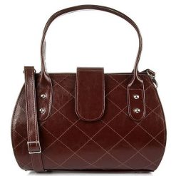 Elegancki kuferek ze skóry naturalnej DAN-A T256 koniak. Torebki do ręki damskie DAN-A, bez wzorów, ze skóry, eleganckie, bez dodatków. Za 299.99 zł.