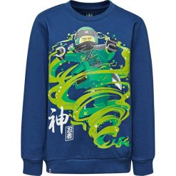 Bluza "CM-50119" w kolorze niebieskim. Niebieskie bluzy dla chłopców marki LEGO Wear, bez wzorów, z bawełny, bez ramiączek. W wyprzedaży za 49.95 zł.