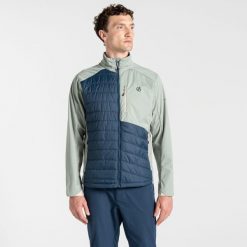 Mountaineer męska kurtka hybrydowa. Zielone kurtki sportowe męskie Dare 2b, m, bez wzorów, z softshellu, trekkingowe. W wyprzedaży za 189.99 zł.
