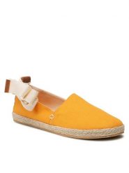 Jenny Fairy Espadryle WS21181-02 Pomarańczowy. Brązowe espadryle damskie Jenny Fairy, bez wzorów, z materiału, bez obcasa, bez zapięcia. Za 99.99 zł.