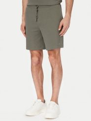 HUGO Szorty sportowe Austin 50532023 Zielony ciemny Regular Fit. Zielone krótkie spodenki sportowe męskie Hugo, m, bez wzorów, z bawełny. Za 229.99 zł.