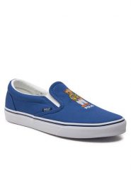 Polo Ralph Lauren Tenisówki 816934057001 Granatowy. Niebieskie trampki męskie Polo Ralph Lauren, bez wzorów, z materiału, bez zapięcia. Za 259.99 zł.