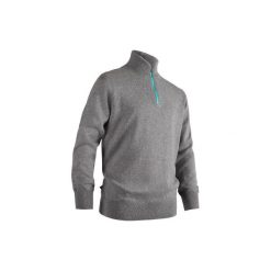Sweter wiatroszczelny do golfa. Niebieskie swetry damskie INESIS, z golfem. Za 94.99 zł.
