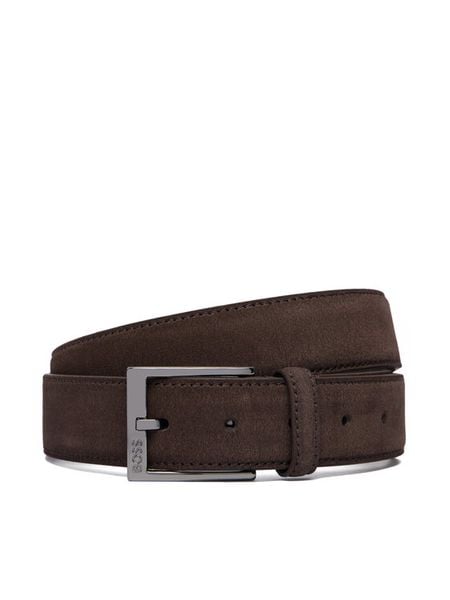 BOSS Pasek 50563958 Brązowy. Brązowe paski damskie Boss, bez wzorów, ze skóry. Za 349.99 zł.