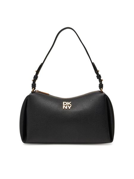 DKNY Torebka R423AE54 Czarny. Czarne torebki do ręki damskie DKNY, bez wzorów, ze skóry, bez dodatków. Za 419.99 zł.